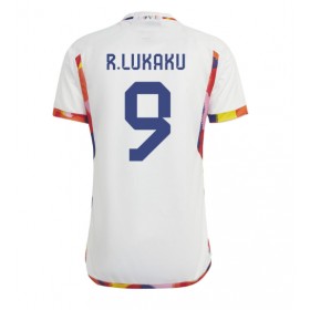 Herren Fußballbekleidung Belgien Romelu Lukaku #9 Auswärtstrikot WM 2022 Kurzarm